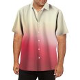 thumbnail image 4 of XDZJLR Mens Shirts Casual Short Sleeve Button Down Beach Tropical Summer Tops, 4 of 4