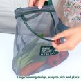 thumbnail image 4 of Oleegame 2 Pcs Rangement de Produits Sac en Maille pour Fruits et Légumes Sac Fourre-Tout Pliable Sac de Magasinage Sac Fourre-Tout Réutilisable Sac Fourre-Tout de Recyclage de Rangement Vert, 4 of 9