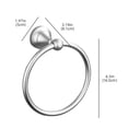 thumbnail image 3 of Xihbxyly Towel Rack Hand Towel Ring Round Bath Towel Rack 304 Stainless Steel Wall Mount Towel Rack Various Colors Available Suitable for Bathroom Kitchens, 3 of 6