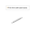 thumbnail image 3 of Unique Bargains 9mm Watch Band Pin 1.3mm Dia Stainless Steel Single Flanged End Spring Bar Pins 200 Pack, 3 of 5