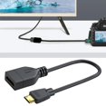 thumbnail image 2 of Mini HDMI-compatible Male to HDMI-compatible Female Converter Adapter Cable HOT, 2 of 8