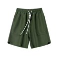 thumbnail image 4 of Birdeem Mens Shorts Mens Summer Casual and Comfortable Drawstring Pocket Elastic Waist Shorts, 4 of 9