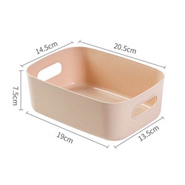 Desktop Storage Basket Handle Desktop Baskets Desktop Baskets Organizer Bin Cosmetic Storage Box Desktop Sundries Organizer Desktop Storage Basket PP Cosmetic Storages Box Desktops