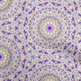 thumbnail image 1 of oneOone Rayon Dark Purple Fabric Mandala Sewing Craft Projects Fabric Prints By Yard 56 Inch Wide, 1 of 5