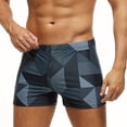 thumbnail image 4 of QATAINLAV Ofertas Relampago de Hoy, Swimsuit for Men Square Leg Splice 5 Inch Inseam Stretch Swimming Trunks Summer Quick Dry Board Shorts Beach Outfits Black XL, 4 of 7