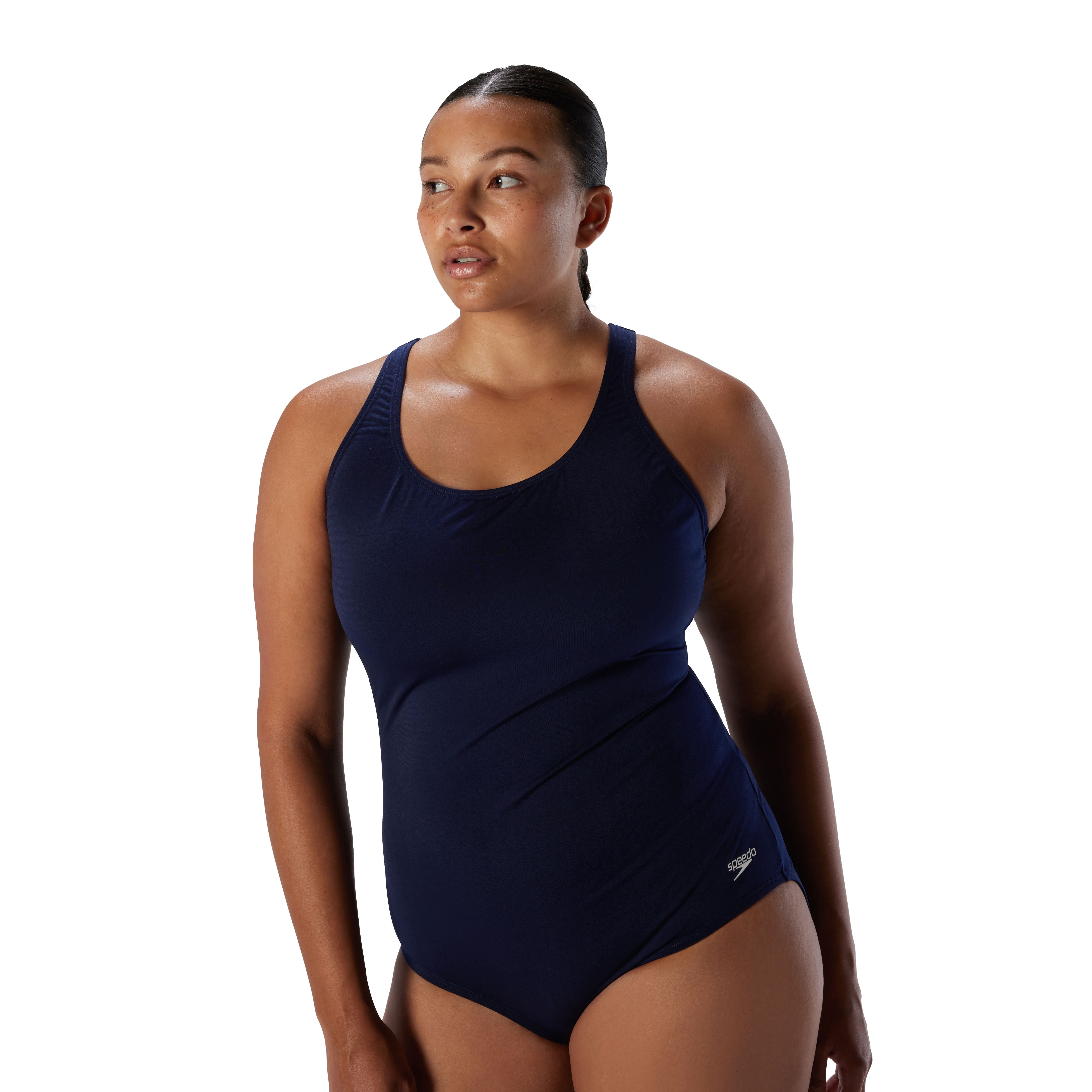 Speedo Wome's Contemporary Ultraback One Piece Swimsuit - Medieval Blue, 10