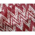 thumbnail image 4 of oneOone Silk Tabby Fabric Chevron Ikat Printed Fabric 1 Yard 42 Inch Wide, 4 of 4