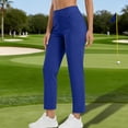 thumbnail image 2 of Pantalon de Golf pour Femmes Extensible Respirant Décontracté Couleur Unie Pantalon Court 1 Pce, 2 of 9
