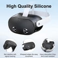 thumbnail image 3 of 7-in-1 Silicone Cover Set Compatible with Meta Quest 3s Accessories, VR Protector Face Cover Controller Grips Front Shell Headset Cover Lens Cover Joystick Caps, 3 of 6