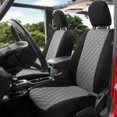 thumbnail image 2 of For 2020-2024 Jeep Gladiator FH Group Neoprene Waterproof Custom Fit Car Seat Covers - Front Set Gray, 2 of 5