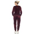 thumbnail image 3 of White Mark Women's 2 Piece Velour Tracksuit Set, 3 of 6