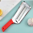 thumbnail image 4 of Red Red Handle Stainless Steel Cabbage Cutter Easy To Clean Dishwasher Safe Kitchen Tool #f9nr1, 4 of 4