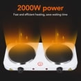 thumbnail image 4 of Electric Cooker Plate, Stainless Steel and Iron Electric Stove Efficient Heating  for Frying, 4 of 7