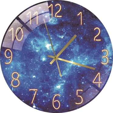 Japceit Digital Wall Clock Acrylic Mute Creative Clock for Home Decor