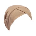 thumbnail image 1 of Gold Heardband Women Casual Multicolor Forehead Cap Fashion Solid Color Hijab Muslim Base Cap, 1 of 2