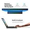 thumbnail image 4 of TFixol 360° Rotatable Bluetooth Keyboard for iPad 10.2/10.5, Compatible with Multiple Models, Lightweight ABS Design, Long Battery Life, Black/Silver/Rose Gold Options, 4 of 7