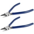 thumbnail image 2 of 2PCS 6 inch Diagonal Cutting Plier Cutters Wire Flush Cutter Ultra Sharp Powerful Side Cutter Clippers with Longer Flush Cutting Edge for Crafting  Floral  Electrical wire Cut Needs, 2 of 8