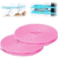 thumbnail image 2 of Liquidation! Corde à Linge Coupe-Vent Antidérapante Corde à Linge Portable Nylon Coupe-Vent Ajustable Corde à Linge Antidérapante Corde à Linge Rétractable pour Intérieur Extérieur Voyage Camping Taille Unique Multicolore, 2 of 9