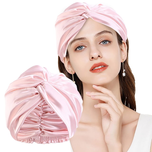 Extra Large Reversible Adjustable Satin Sleep Bonnet for Women Curly and Natural Hair