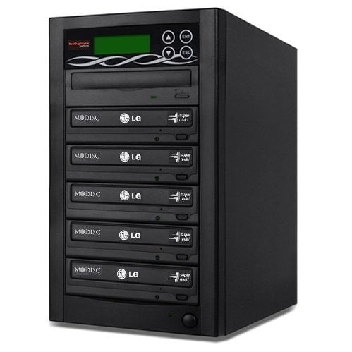 Bestduplicator BD-LG-5T 5 Cible 24x SATA DVD Duplicator avec Brûleur LG Intégré (1 à 5)
