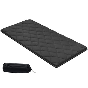 KFFKFF Japanese Tatami Mat, Twin Size Foldable Japanese Tatami Mattress, Futon Mattress with Storage Bag & Fastener