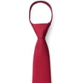 thumbnail image 4 of Cravate Rétro Étroite pour Hommes et Garçons avec Polyester Cravate Fine Cravate Pratique pour Mariage Fête Boîte de Nuit Mariée Robe de Fête Rouge Vin, 4 of 8