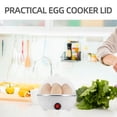 thumbnail image 3 of CTIRCHIU 2pcs Plastic Egg Steamer Lid For Electric Egg Cooker Replacement Cover Compact Design For And Monitoring, 3 of 8