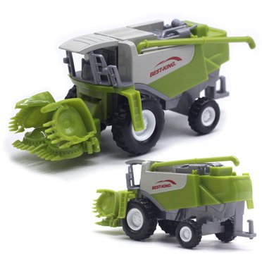 DEBGFS Modèle de Tracteur de Ferme 1/50 Mini Moissonneuse Agricole Modèle de Tracteur de Ferme Jouet pour Garçons Cadeau d'Anniversaire