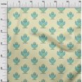 thumbnail image 2 of oneOone Cotton Poplin Fabric Floral Block Printed Craft Fabric BTY 42 Inch Wide, 2 of 4