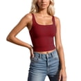 thumbnail image 1 of Women's Tube Top Sleeveless Stretchy Camisole Removable Padding Strapless Shirt For Layering And Outerwear, 1 of 4