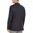 thumbnail image 2 of Calvin Klein Men’s Slim-Fit Windowpane Wool Sport Coat (Blue, 50 R), 2 of 3