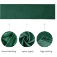 thumbnail image 2 of XINQIHANG Velvet Table Runner Rustic Style,Linen Farmhouse Table Runner for Dining Room Kitchen Party Dresser Décor,14x95 Inches,Dark Green, 2 of 7