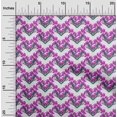 thumbnail image 2 of oneOone Cotton Poplin Fuschia Pink Fabric Floral Craft Projects Decor Fabric Printed By The Yard 56 Inch Wide, 2 of 5