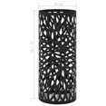 thumbnail image 4 of vidaXL Support de Parapluie Feuilles Acier Noir, 4 of 4