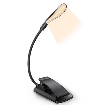 Livre de Lumière, Rechargeable LED USB Lecture Lumière, Clip de Protection des Yeux, Lampe de Lit pour Children&Bookworms, pour Lit, Canapé, Stand de Musique, Bureau, Voyage