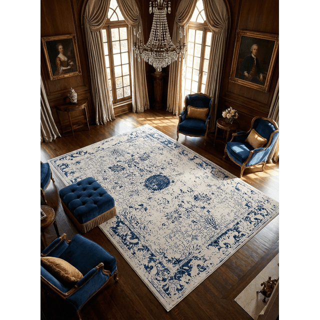 Rug Branch Havana Collection Traditional Distressed Area Rug.