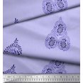 thumbnail image 3 of Soimoi Poly Georgette Tissu Feuilles & Paisley Bloc Tissu Imprimé 1 Yard 42 Inch Wide, 3 of 3