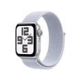 thumbnail image 1 of Apple Watch SE GPS 44mm Silver Aluminium Case with Blue Cloud Sport Loop, 1 of 8