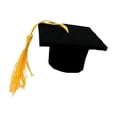 thumbnail image 1 of Sokhug Lot de 10 Mini Bouchons de Collation des Grades avec Pompons, Toque de Diplômé, Garnitures de Bouteilles de Vin et de Gâteau pour Décorations de Fête de Collation des Grades, 1 of 8