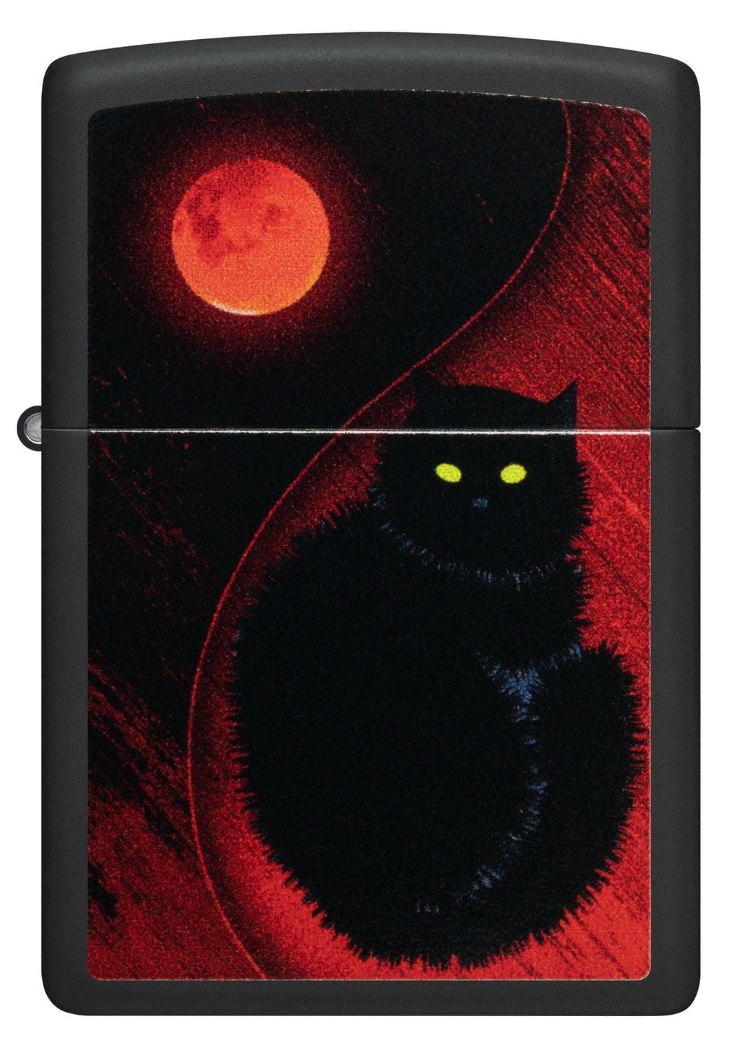 Zippo 218 Black Cat Design (48453)