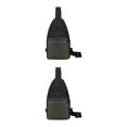 thumbnail image 1 of kurtrusly Hands Free No Burden Outdoors Chest Bag Soft Polyster Large Capacity Easy To Carry Chest Bag For Men green 2Set, 1 of 6