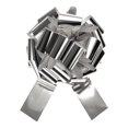 thumbnail image 1 of Unique Bargains 16 Inch Extra Large Pull Bow Car Gift Wrapping Bows Ribbon for Wedding Car Baskets Big Gift Bow, Silver, 1 of 7