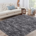 thumbnail image 1 of YUSAZENS 5 x 7 Abstract Area Rug Modern Machine Washable, Soft Foldable Non-Slip Throw Rug for Living Room, Bedroom, Office, Home Decor Carpet Dark Gray, 1 of 7