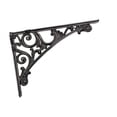 thumbnail image 2 of GROWTH TANK Wall Shelf Bracket Compact Shelf Support for Kitchen Book Shelves Wall Decor Black, 2 of 9