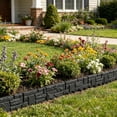 thumbnail image 4 of Garden Edging Border,Rustic Landscape Edging Garden Fence Border,Decorative Stone- Look Garden Border for Flower Bed,Plastic Garden Retaining Fence Faux Stone for Landscaping Lawn Blocks Interlocking, 4 of 6