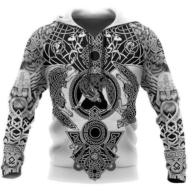 Chandails à Capuchon pour Hommes, Imprimé Animal cool, Rue (C, TTP)