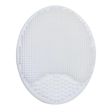 ZTTD 1 Pack Face Scrubber, Soft Silicone Facial Cleansing Brush Face Exfoliator Blackhead Acne Pore Pad Cradle Cap Face Wash Brush for Deep Cleaning Skin Care, Clear