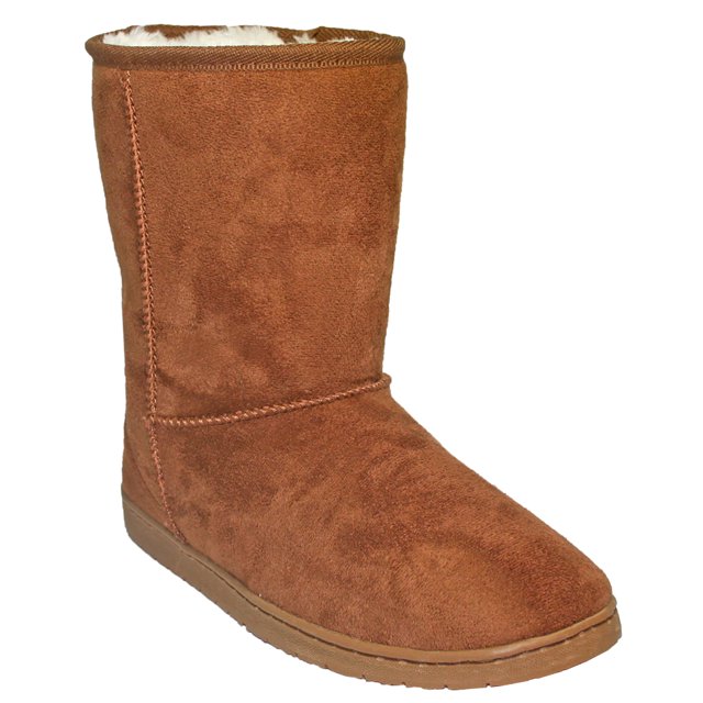 Bottes en Microfibre de 9 Po pour Femmes Dawgs Couleur Châtaigne Taille 5
