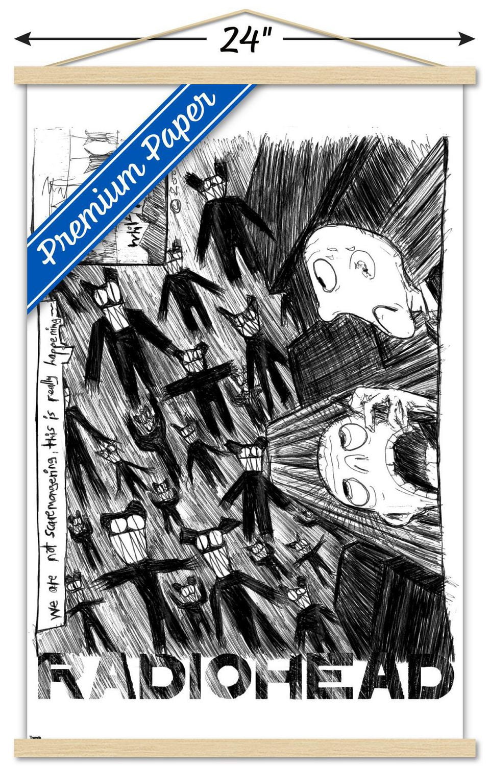 Radiohead - Scribble Wall Poster