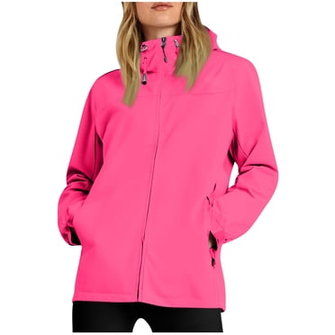 Waterproof Jackets for Women Outdoor Clothing Women Ladies' Waterproof Hooded Pocket Zipper Jacket Outdoor Mountaineering Clothing Sports Jacket Hooded Jackets for Women Sports Jackets for Women